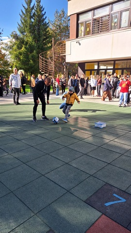 #FootballTree Žilina - návšteva futbalistov 2024