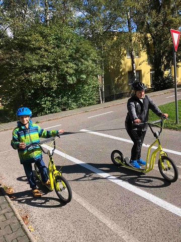 Návšteva dopravného ihriska zo ŠKD október 2024