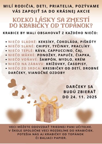 Koľko lásky sa zmestí do krabičky od topánok